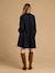 Cotton gauze nursing clothes dress by ENVIE DE FRAISE black+terracotta - vertbaudet enfant 
