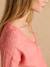 Buttoned maternity and nursing cardigan dusky pink - vertbaudet enfant 