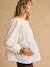 Maternity and nursing blouse Charlotte cream - vertbaudet enfant 