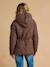 Adaptive & Reversible Padded Jacket, for Maternity & Babywearing by ENVIE DE FRAISE chocolate+khaki - vertbaudet enfant 