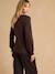 Maternity and nursing jumper chocolate - vertbaudet enfant 