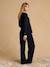 Maternity and nursing wrapover set black - vertbaudet enfant 