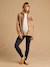 Leopard Print Leggings for Maternity beige+dark grey - vertbaudet enfant 