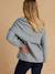 Pull de grossesse et allaitement drapé gris chiné - vertbaudet enfant 