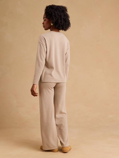 Ensemble de grossesse et postpartum 2 pices noisette+vert - vertbaudet enfant 