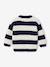 Striped jumper for baby boys navy blue+terracotta - vertbaudet enfant 