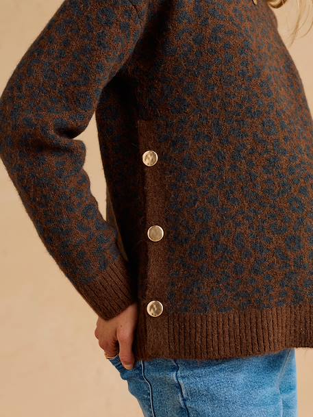 Maternity and nursing jumper Clara chocolate - vertbaudet enfant 