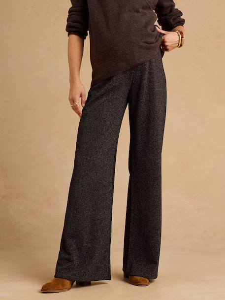 Maternity lurex trousers chocolate - vertbaudet enfant 