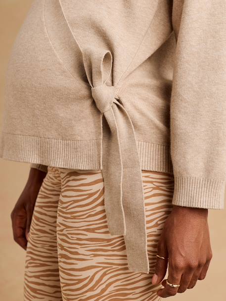 Wrap-front set for pregnancy marl beige - vertbaudet enfant 