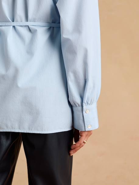 Chemise de grossesse et allaitement bleu ciel - vertbaudet enfant 