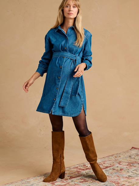 Robe chemise grossesse et allaitement stone - vertbaudet enfant 