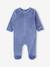 Pack of 3 baby sleepsuits with back opening marl beige+marl grey+sage green - vertbaudet enfant 