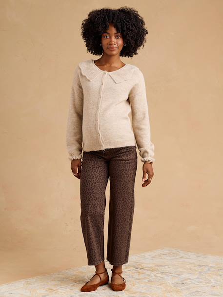 Maternity and nursing jumper Colette marl beige - vertbaudet enfant 