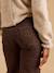 Jean léopard cropped de grossesse bandeau chocolat - vertbaudet enfant 