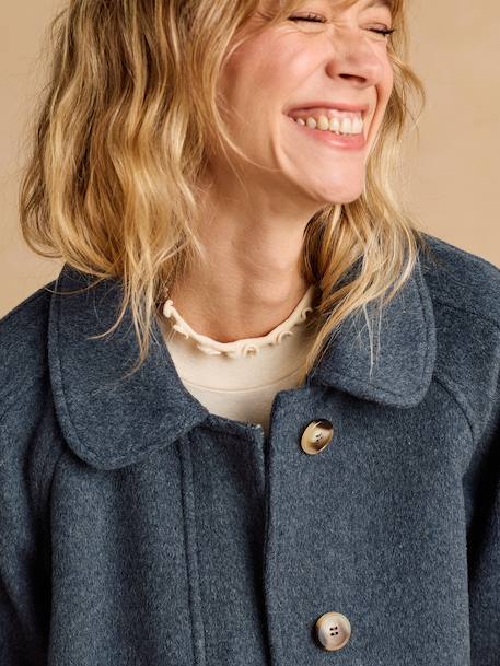 Short maternity coat mouse grey - vertbaudet enfant 