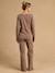 Pyjama grossesse 3 pièces allaitement taupe - vertbaudet enfant 