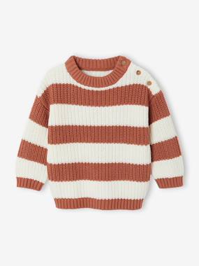 -Striped jumper for baby boys