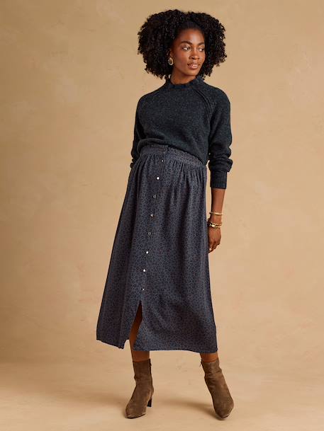 Pull grossesse et allaitement noir - vertbaudet enfant 