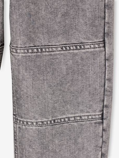 Jean battle garçon morphologie fin denim brut+denim gris - vertbaudet enfant 