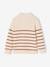 Pull garçon camionneur rayé manches longues écru+marine - vertbaudet enfant 