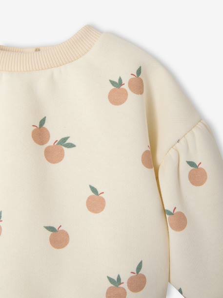 Baby girls sweatshirt and pinafore shorts set old rose - vertbaudet enfant 