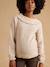 Pull grossesse et allaitement Colette beige chiné - vertbaudet enfant 