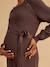 ENVIE DE FRAISE maternity knitted dress black+chocolate - vertbaudet enfant 