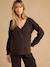 Maternity and nursing jumper chocolate - vertbaudet enfant 
