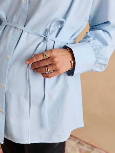 Chemise de grossesse et allaitement bleu ciel - vertbaudet enfant 