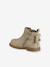 Pair of baby first steps boots black+golden yellow - vertbaudet enfant 