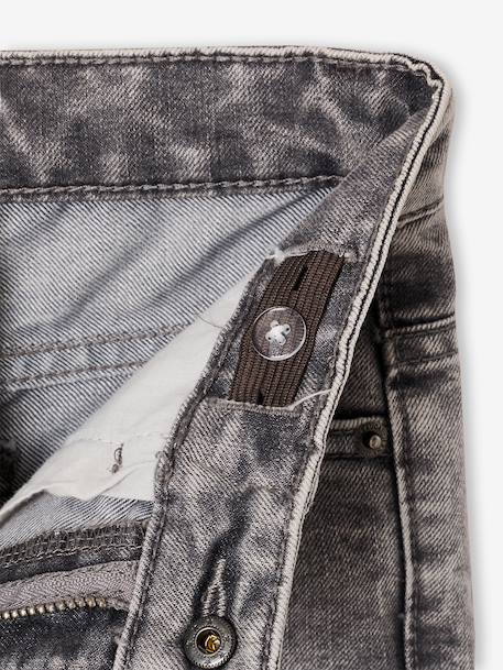 Jean battle indestructible morphologie fin denim brut+denim gris - vertbaudet enfant 