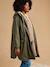 Maternity raincoat with baby cover khaki - vertbaudet enfant 