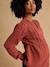 Blouse with Macramé Detail, Maternity & Nursing, ENVIE DE FRAISE terracotta+white - vertbaudet enfant 