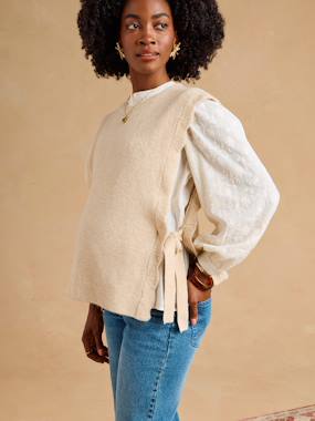 Vêtements de grossesse-Pull de grossesse sans manches