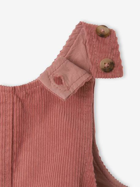 Baby girls sweatshirt and pinafore shorts set old rose - vertbaudet enfant 