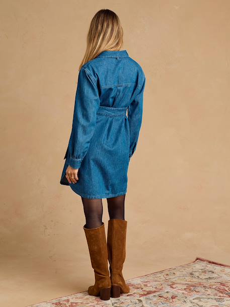 Robe chemise grossesse et allaitement stone - vertbaudet enfant 
