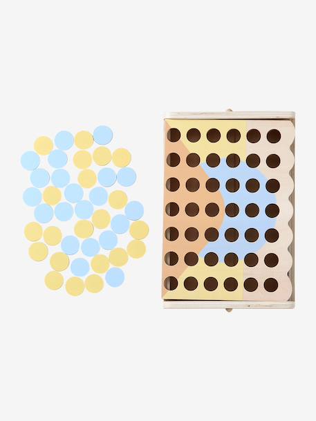 FSC® 100% wooden connect 4 game wood - vertbaudet enfant 