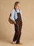 Leontine maternity dungarees chocolate - vertbaudet enfant 