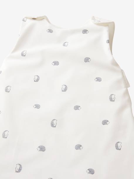 Sleeveless Summer Baby Sleep Bag, Organic Collection, LOVELY NATURE White/Print - vertbaudet enfant 