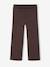 Jacquard trousers for girls chocolate - vertbaudet enfant 