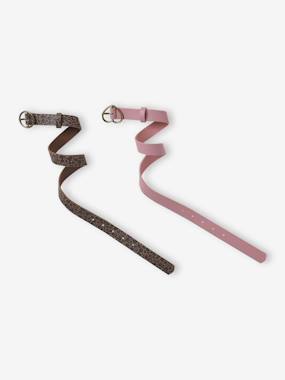 -Lot de 2 ceintures