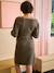 Maternity V-neck knit dress khaki - vertbaudet enfant 