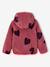 Veste fille sherpa motifs écru+mauve+vanille - vertbaudet enfant 