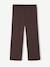 Jacquard trousers for girls chocolate - vertbaudet enfant 