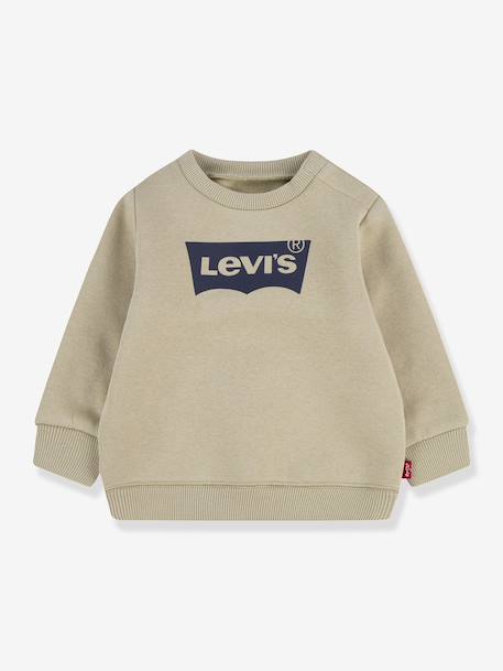 Sweat Batwing Crew beige - vertbaudet enfant 