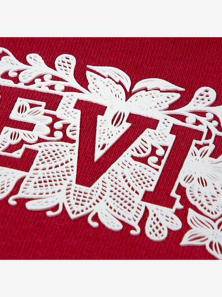 Sweat à capuche rouge - vertbaudet enfant 