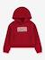 Sweat à capuche rouge - vertbaudet enfant 