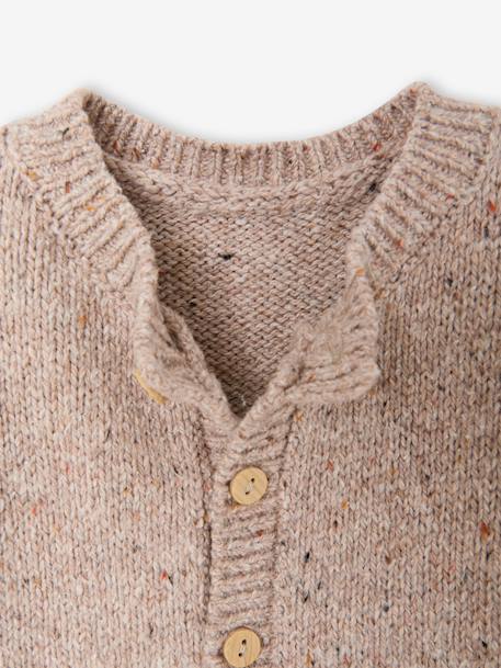 Ensemble combinaison et doudou naissance marl beige - vertbaudet enfant 