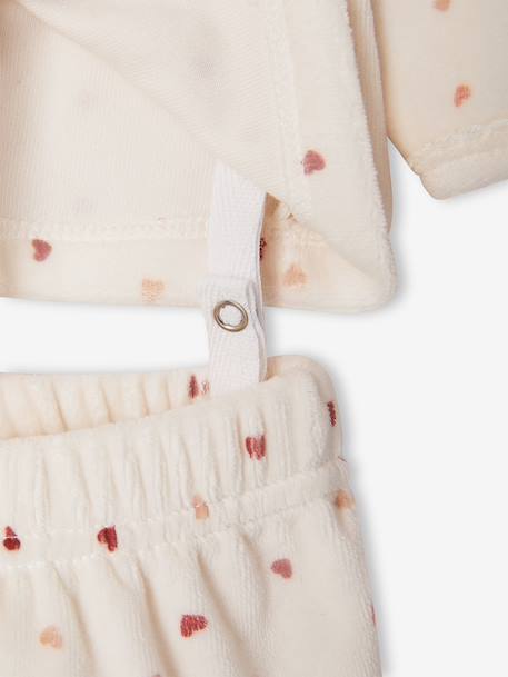 Lot de 2 pyjamas bébé fille rose poudré - vertbaudet enfant 