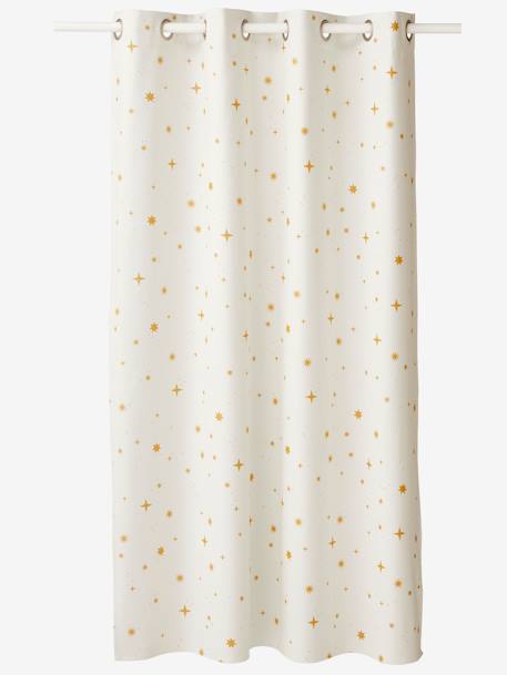 Starry Opaque Curtain White/Print - vertbaudet enfant 
